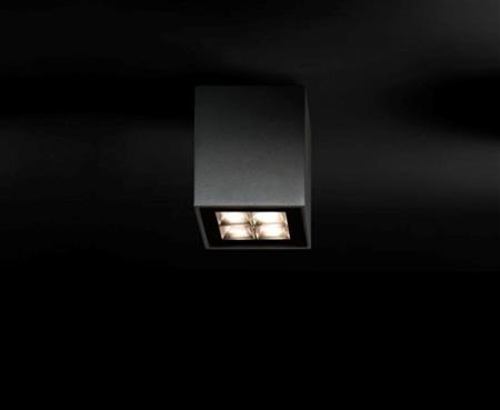Gogo plafón 4de techo 70x70x80 mm.Led 10w.calido